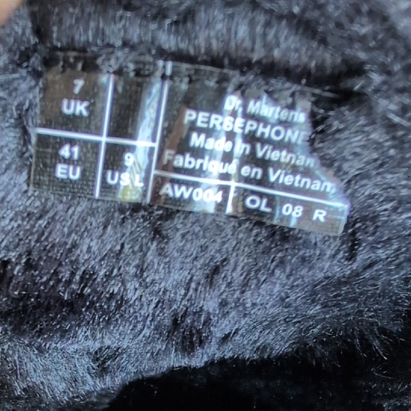 Dr. Martens Black Persephone Boots - Picture 2 of 4